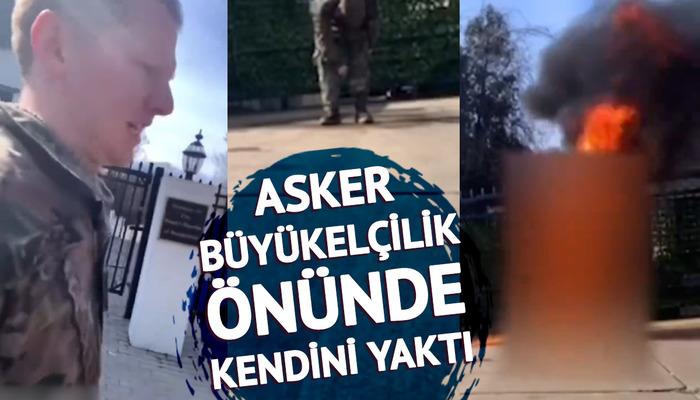Büyükelçilik önünde kendini ateşe verdi ve nefesi kesilene kadar aynı cümleyi bağırdı!  Dünyayı dehşete düşüren görüntülerdeki kişinin Amerikan askeri olduğu ortaya çıktı