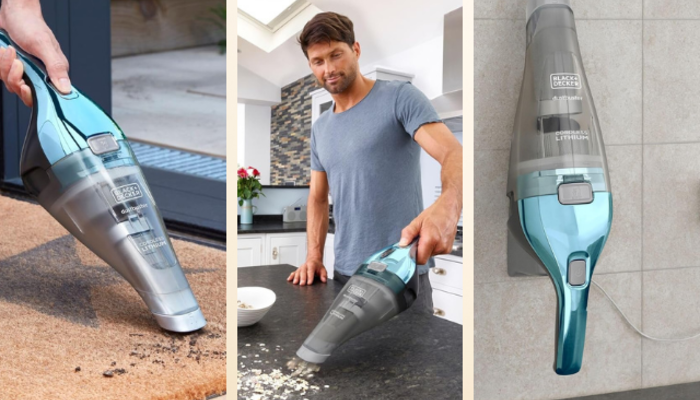 Hızlı ve pratik bir temizlik yardımcısı!  Black+Decker şarj edilebilir manuel elektrikli süpürgede indirim