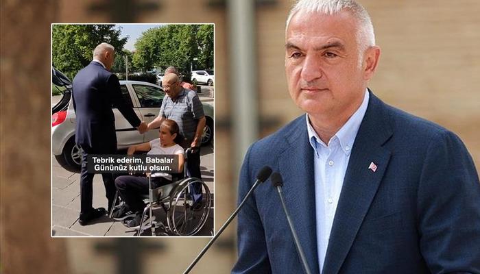 Bakan Ersoy'un "Babalar Günü"ne ilişkin video paylaşımı!  Bakanlık personelinin babasına sürpriz