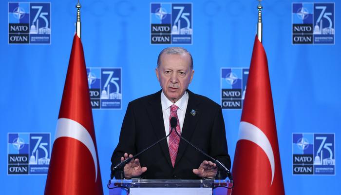 Son dakika!  NATO zirvesinde hazır bulunan Cumhurbaşkanı Erdoğan'dan İsrail'e ilişkin net mesaj: "Türkiye tarafından onaylanmayacak"