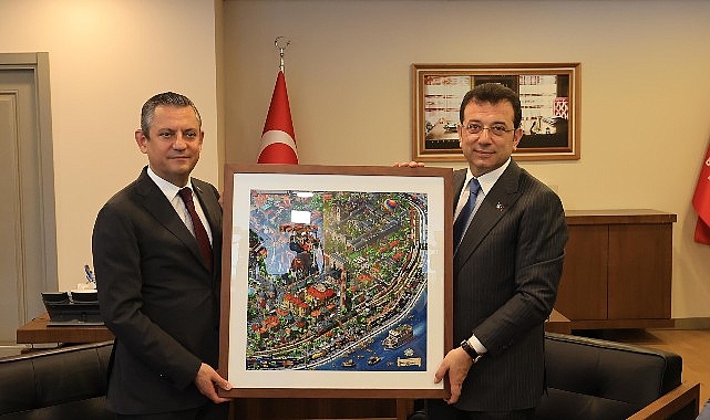 CHP Genel Başkanı Özgür Özel, üçüncü kez İstanbul Büyükşehir Belediye Başkanı seçilen Ekrem İmamoğlu'na tebrik ziyaretinde bulundu - GÜNDEM