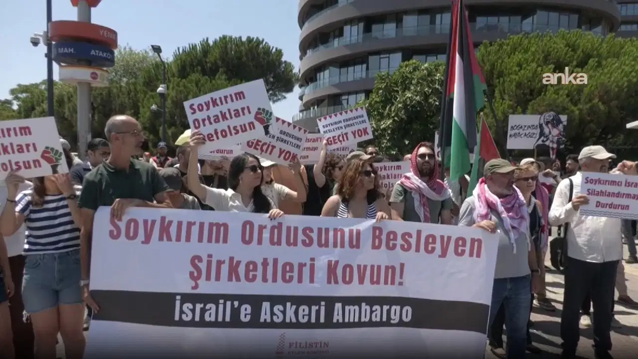 İsrail protestosuna gözaltı: 'En az 5 kişi gözaltına alındı' - Son Dakika Türkiye Haberleri