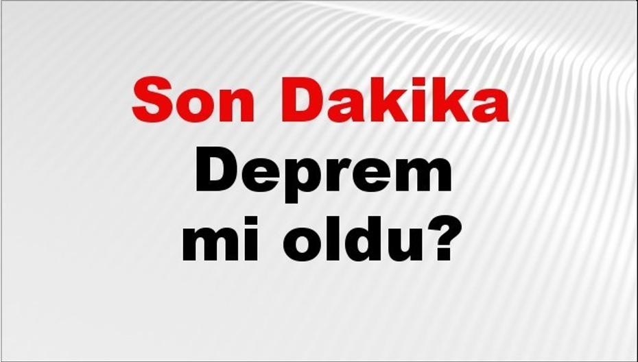 Antalya'da 09 Temmuz 2026 Son Depremleri ve Güncel Durum