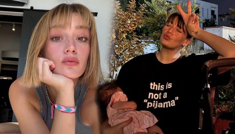 Gizem Karaca’dan kızı Leyla Yaz ile yeni poz: Benim dünyam